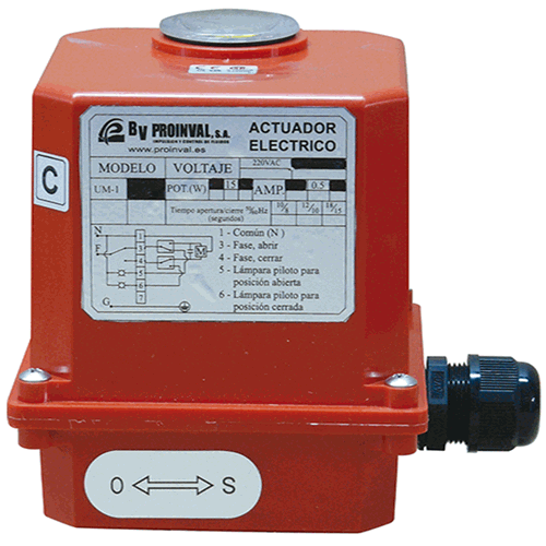 Actuador electrico monofasico BVP20