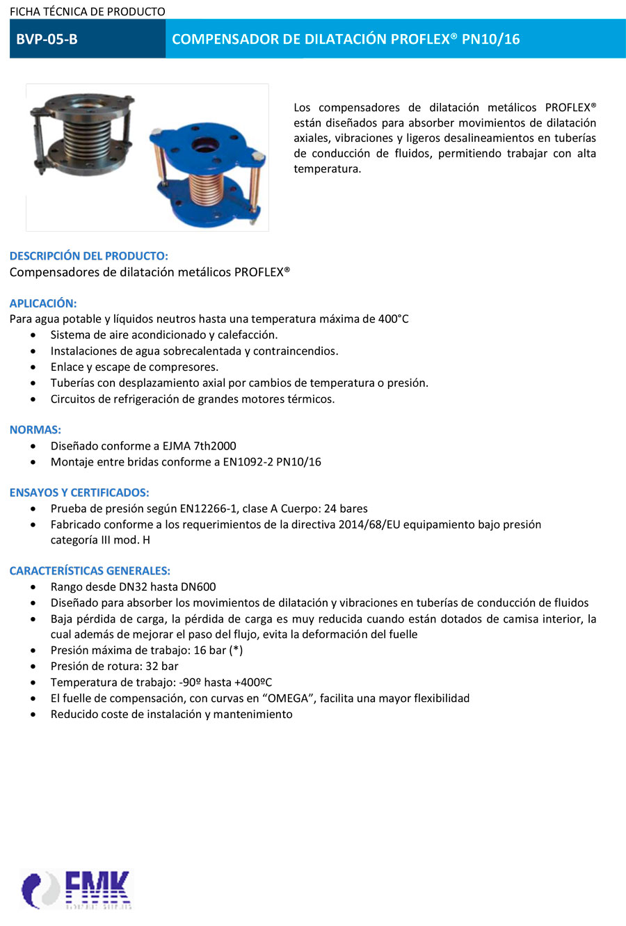 fmk-hydraulic-Compensador-de-dilatación-PROFLEX-bridado-BVP-05-B-ficha-tecnica-1